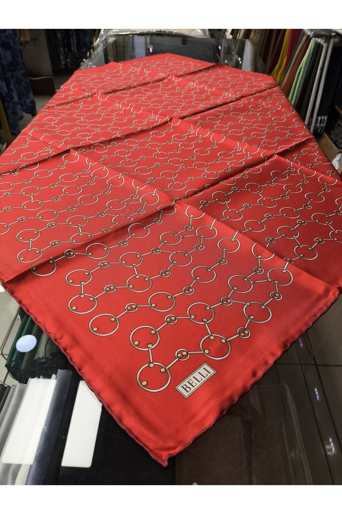 BELLİ Luxury Twill İpek Eşarp | 4109-85