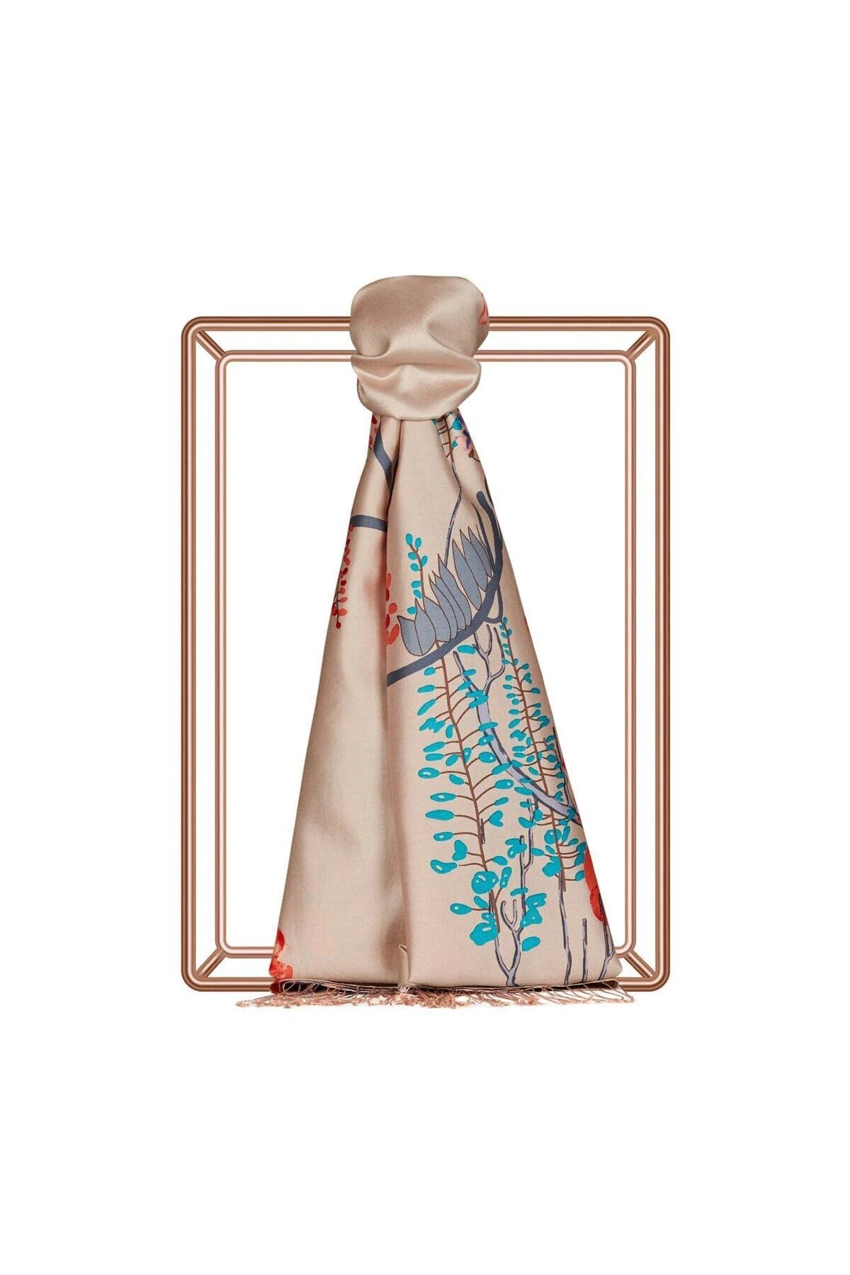 Akasya Desenli Ipek Şal image