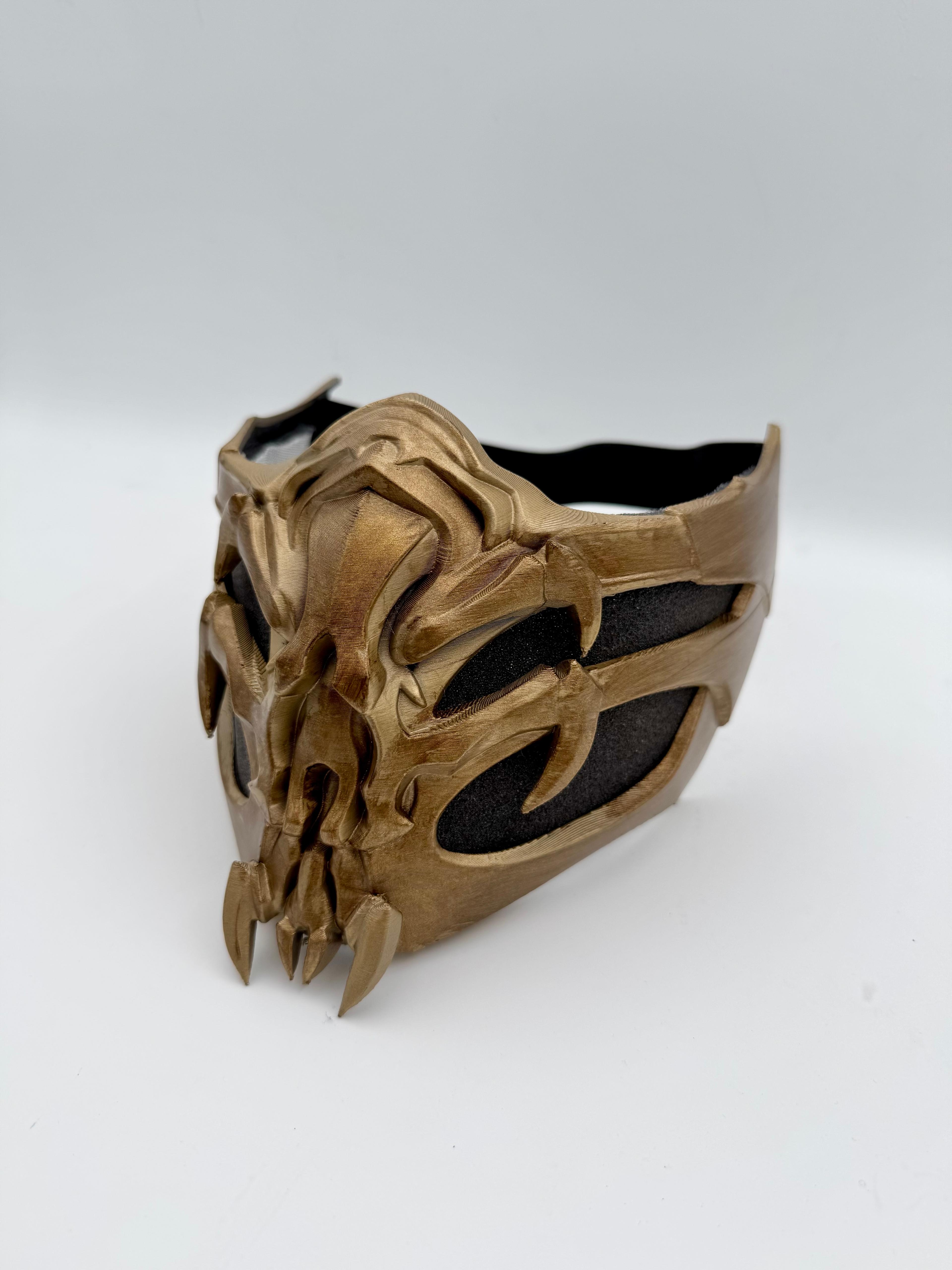 Mortal Kombat Scorpion Maske