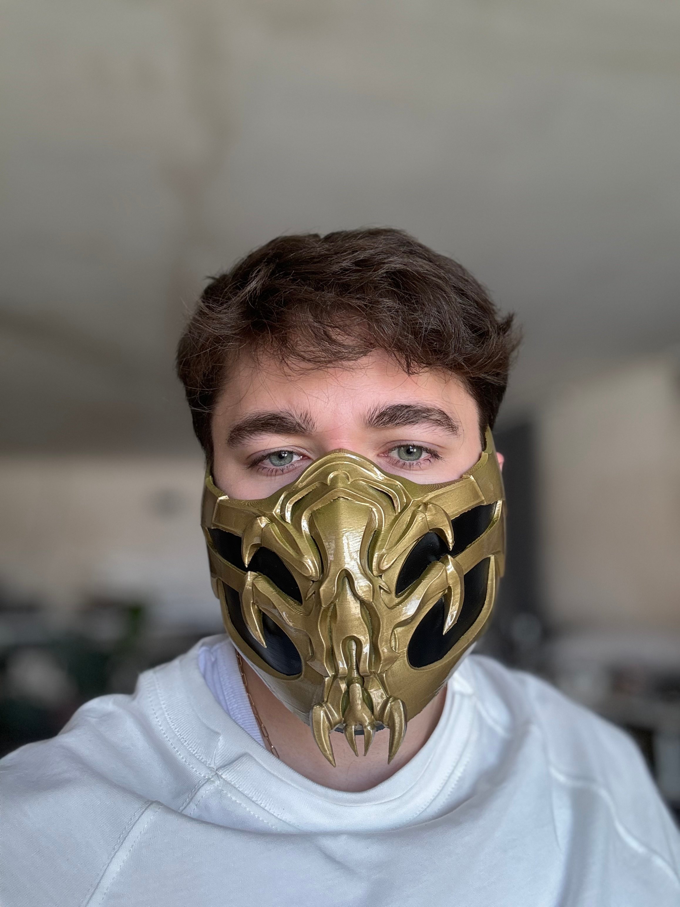 Mortal kombat scorpion maskesi