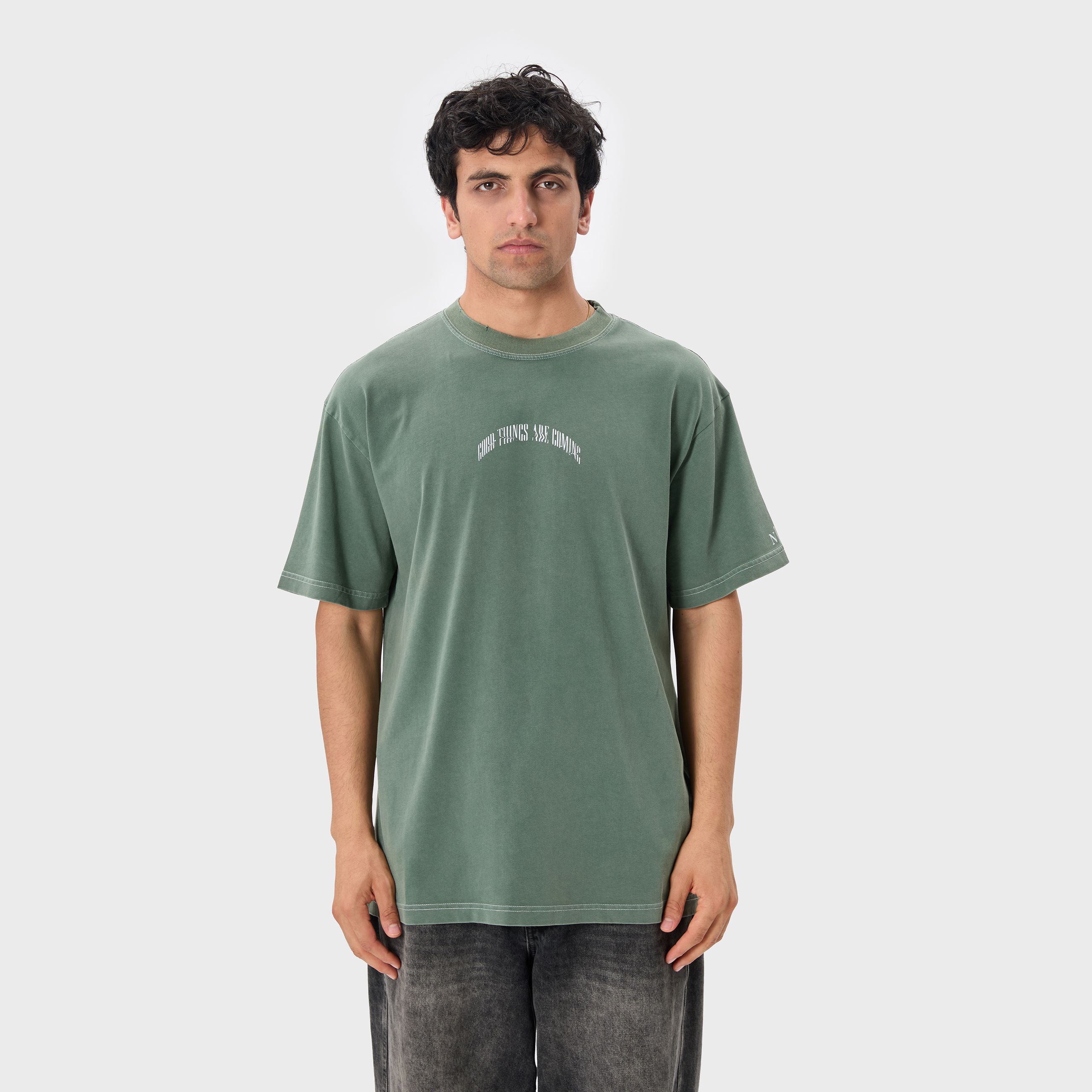 BLC WASHED TSHIRT 001 - GREEN