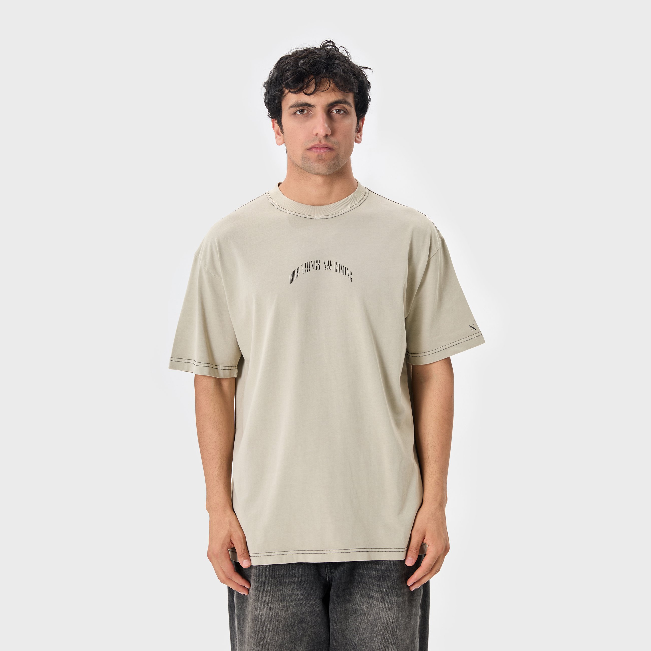 BLC WASHED TSHIRT 001 - Stone