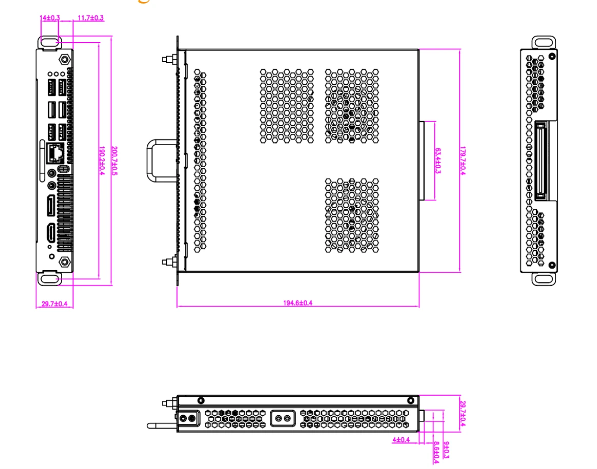 HUAWEI ICD-OPS-I5-D S2 Serisi Harici OPS PC 
