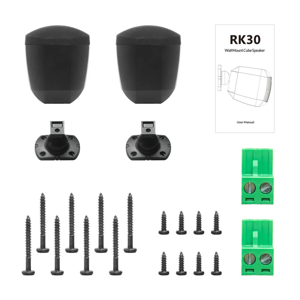 Arylic RK30 Duvara Monte Küp Hoparlör IP66 (Çift)