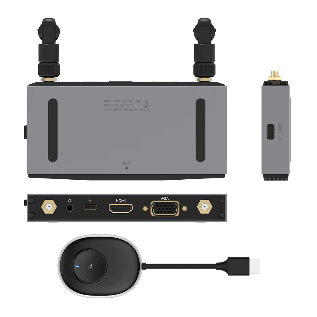 Proscreen SC02 4k@30Hz Kablosuz HDMI ( Verici & Alıcı Set ) 
