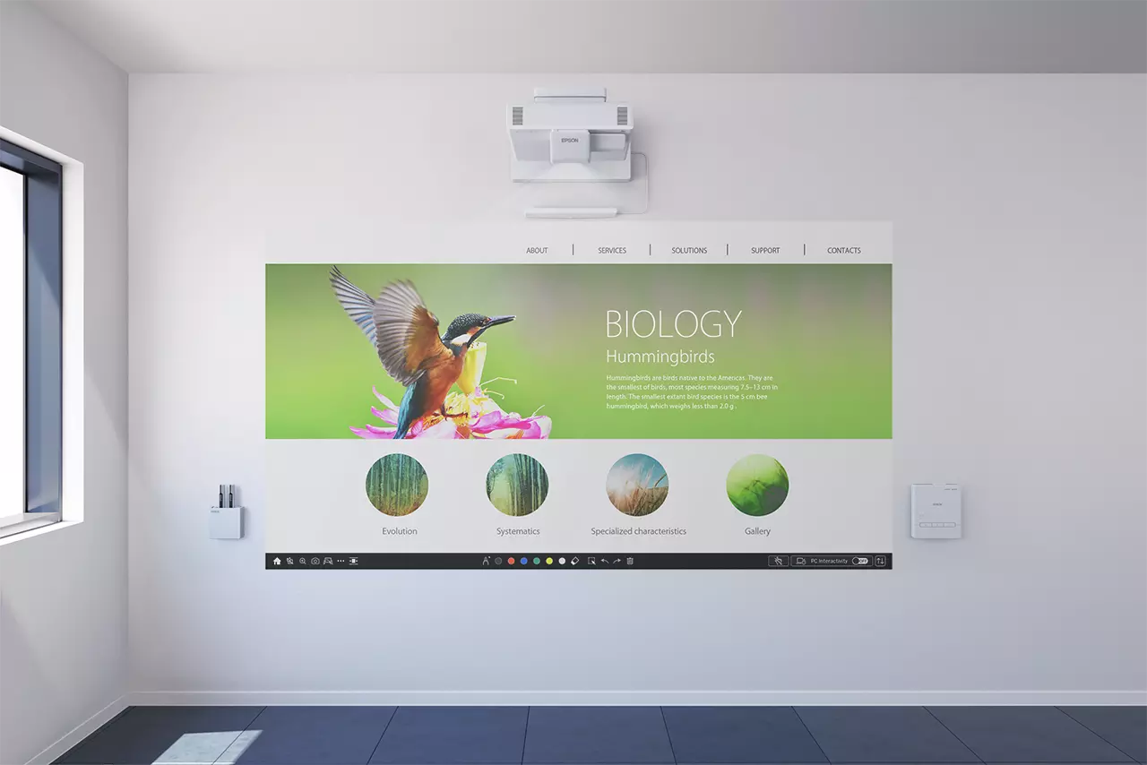 Epson EB-1485Fi 5000 Lümen Full HD Dokunmatik Lazer Projeksiyon