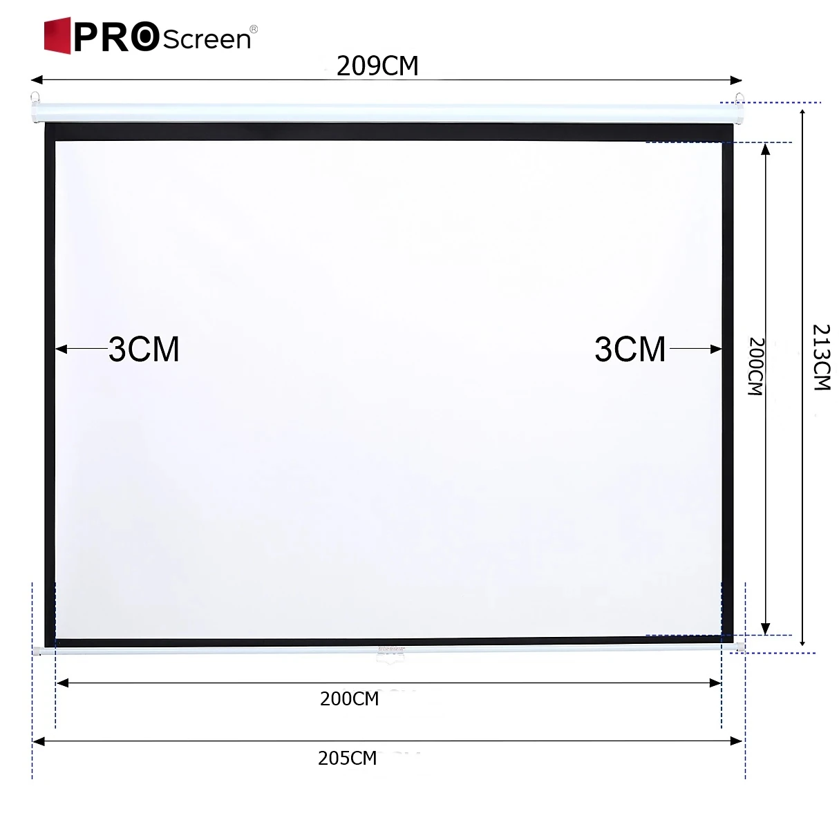 Proscreen Proscreen 200x200 Storlu Projeksiyon Perdesi