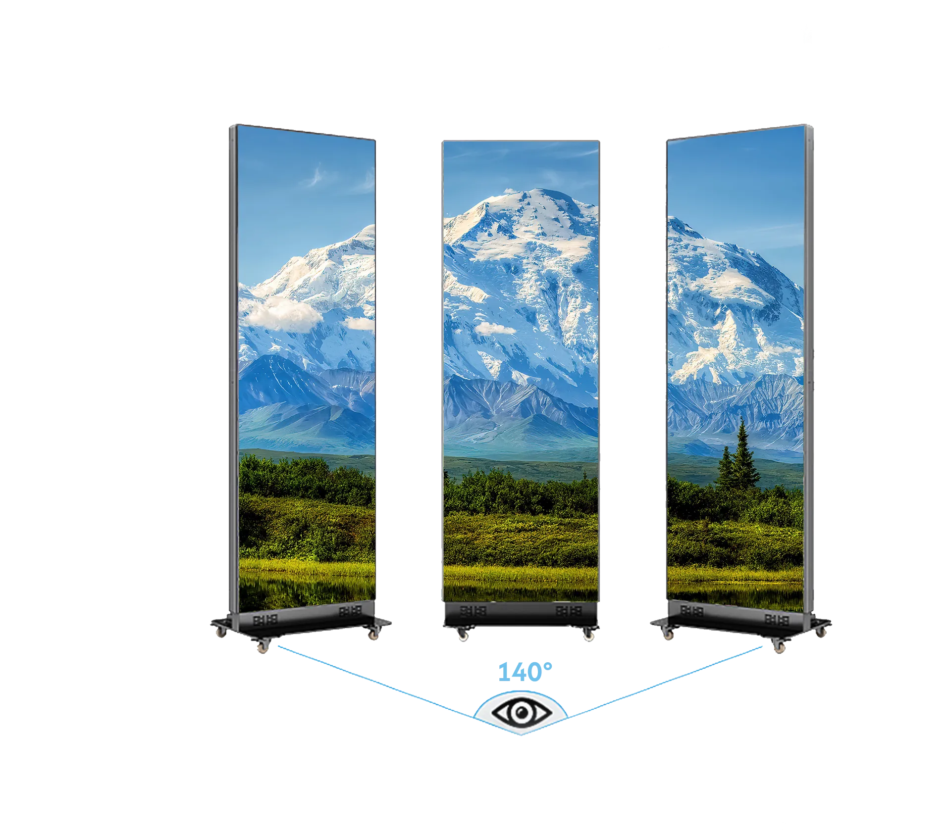 IQ Touch Birleştirilebilir -Katlanır - Taşınabilir 80 inç Dijital Poster 