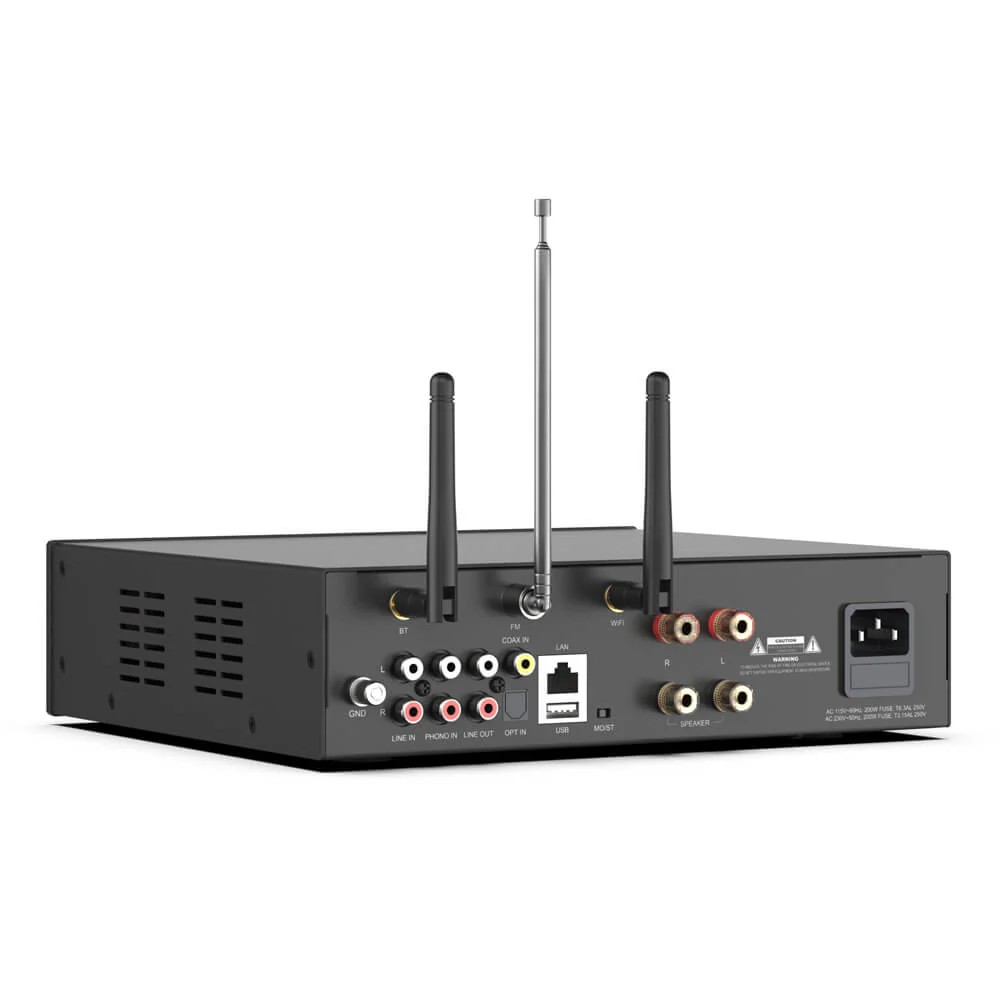 A100 100W x 2 FM radyo alıcılı güç amplifikatörü