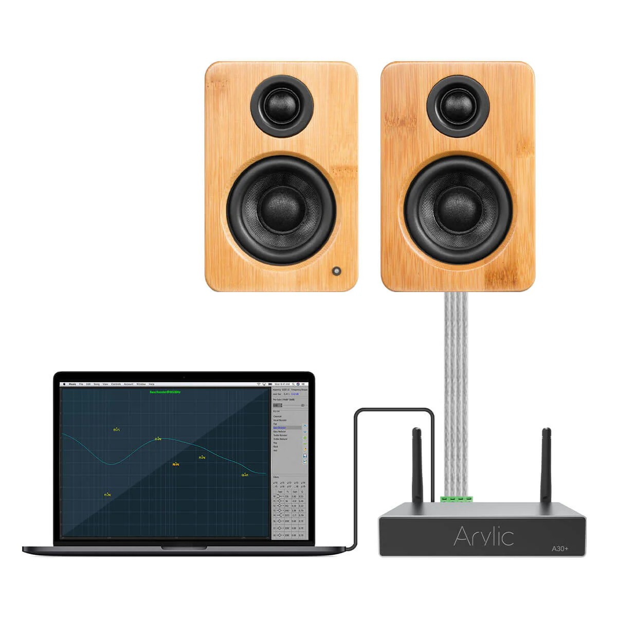 Arylic A30+ 30W x 2 WiFi Mini Stereo Amplifikatör