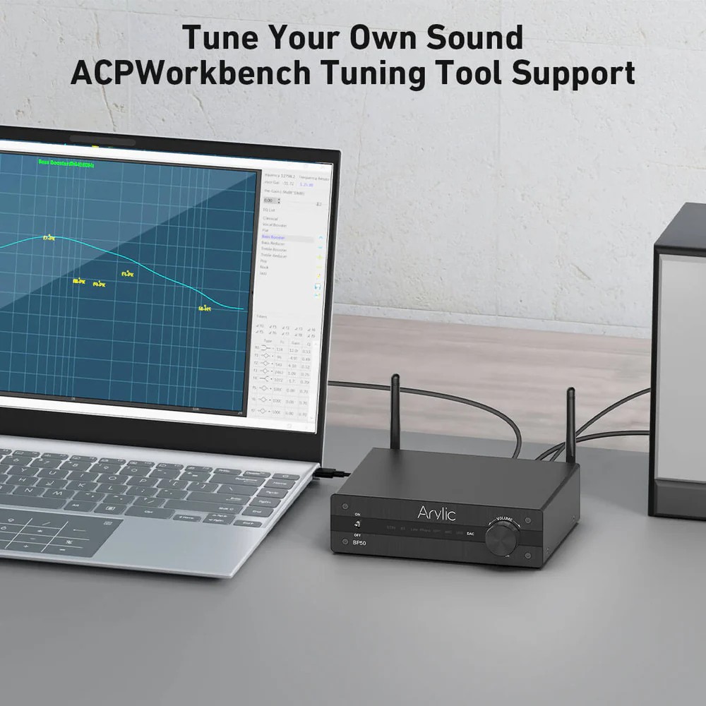 Arylic BP50 Bluetooth Preamfi ESS ES9023P DAC
