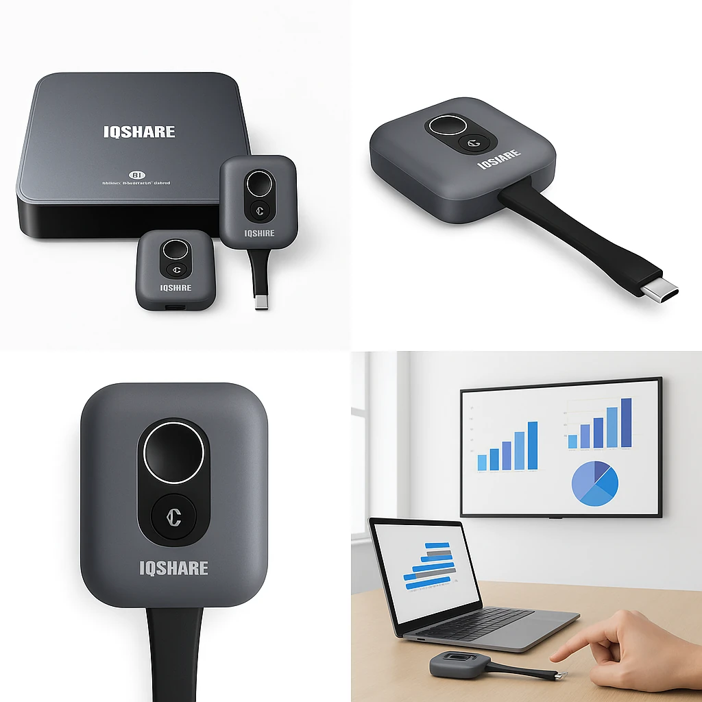 IQ Share WP40 4K Dokunmatik Kablosuz BYOM/BYOD Görüntü Aktarıcı