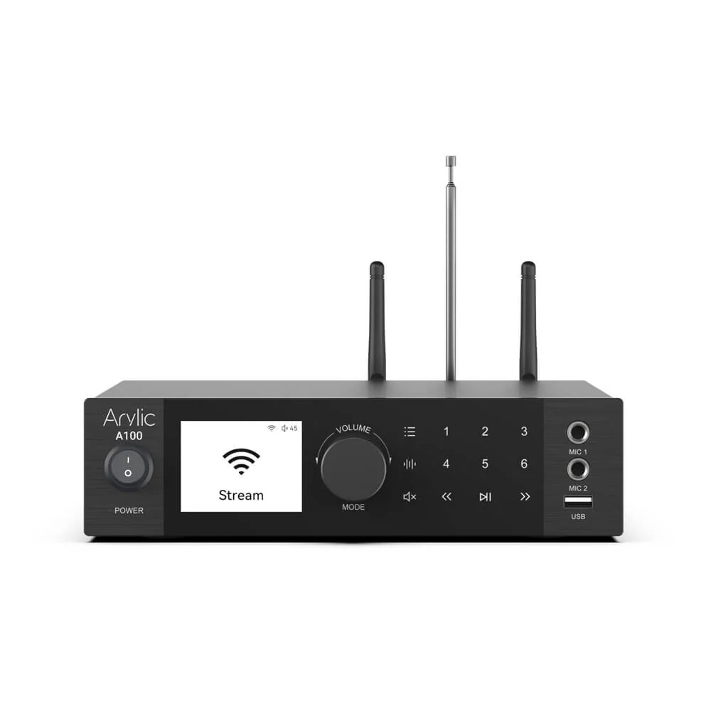 A100 100W x 2 FM radyo alıcılı güç amplifikatörü
