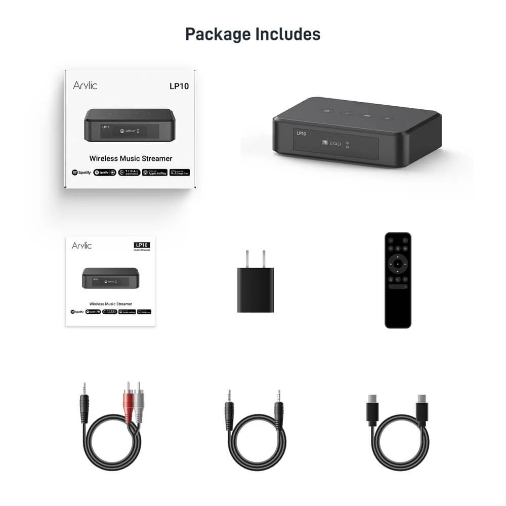 Arylic LP10 Streamer AirPlay2-GoogleCast Müzik Aktarıcı