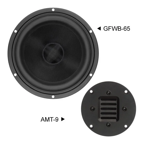 Up2stream Air Motion Transformer (AMT-9 + GFWB65 SET) Tweeters 4 Ohm