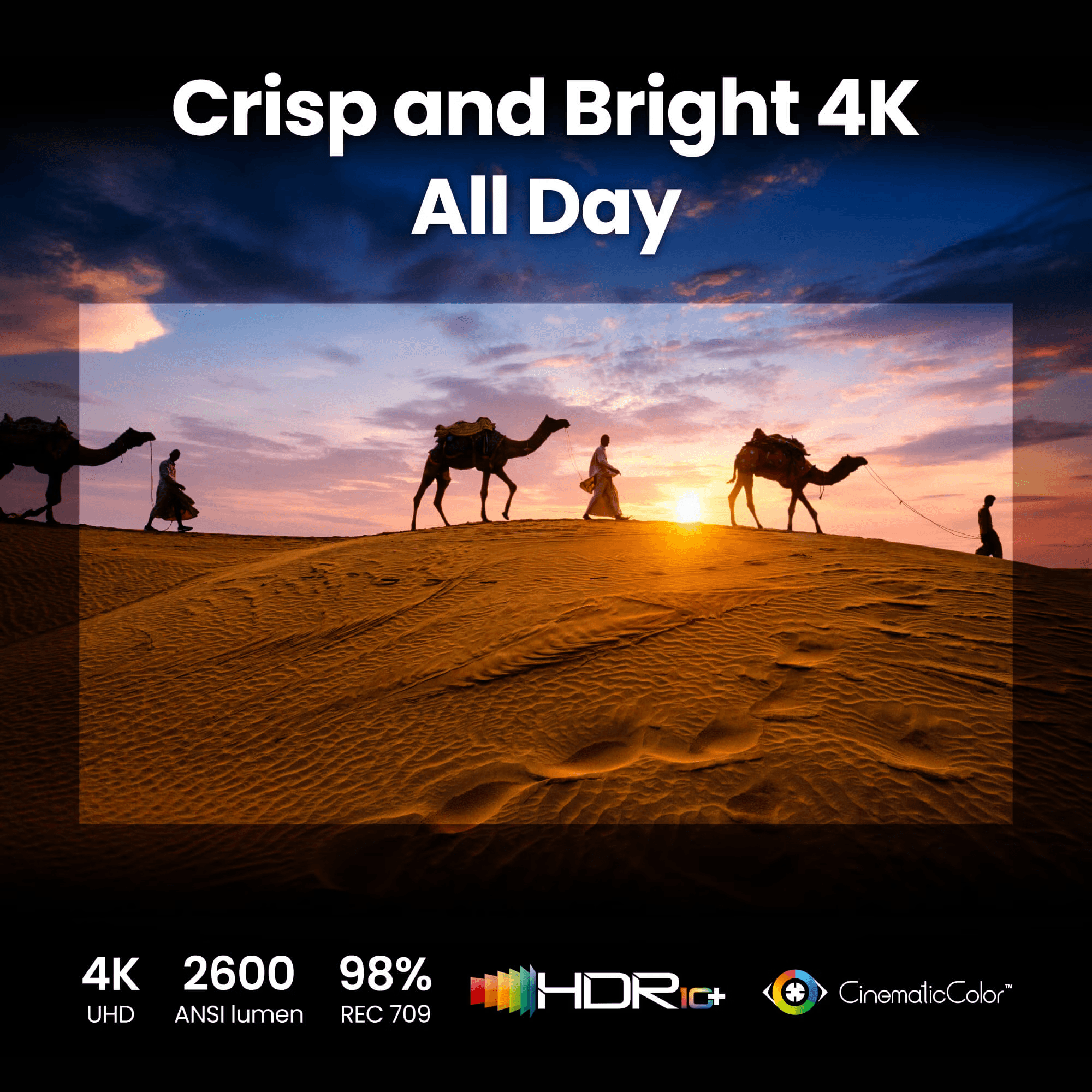Benq GP520 2600 Lümen 4K HDR Android Lazer Projeksiyon