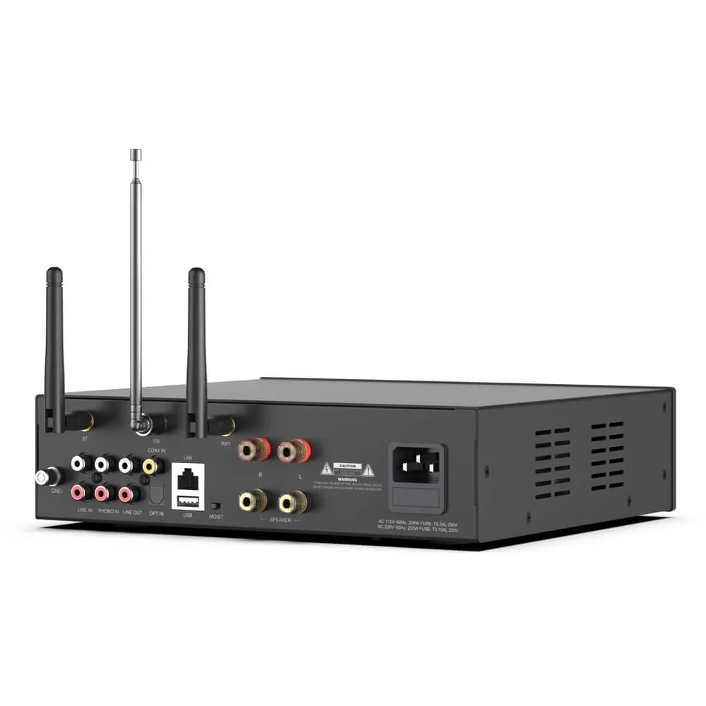 A100 100W x 2 FM radyo alıcılı güç amplifikatörü