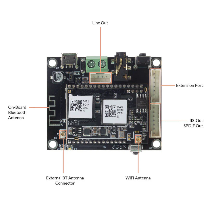 Up2stream Mini Multiroom Wi-Fi Yayın Kartı