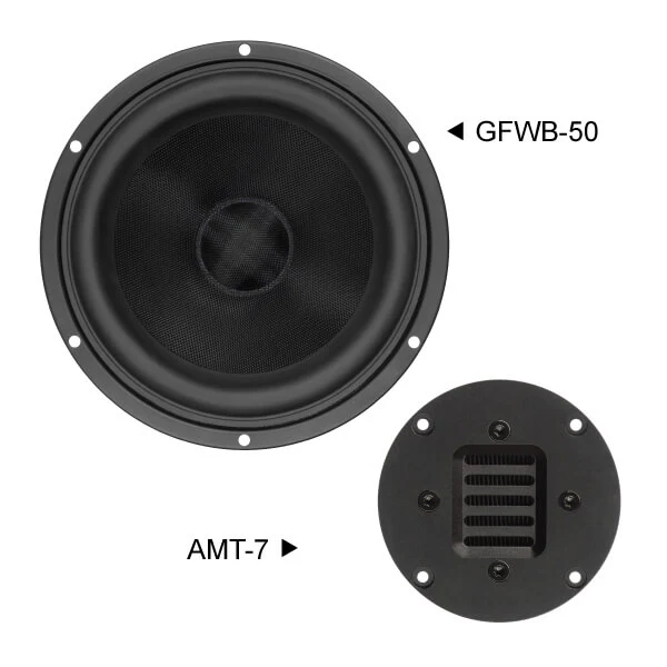 Up2stream Air Motion Transformer (AMT-7 + GFWB50 SET) Tweeters 4 Ohm