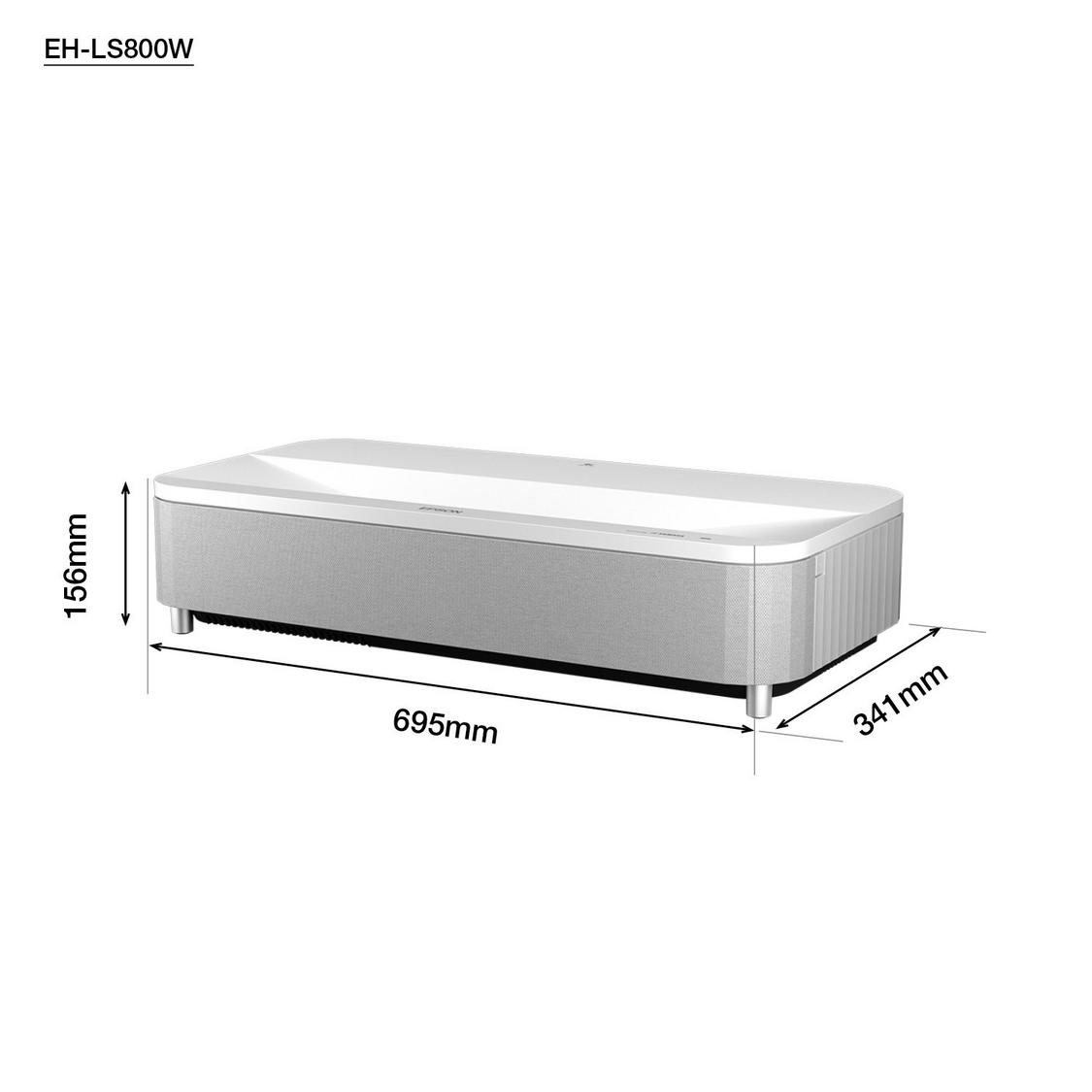 Epson EH-LS800W 4000 Lümen 4KE Ultra Kısa Mesafe Lazer Projeksiyon