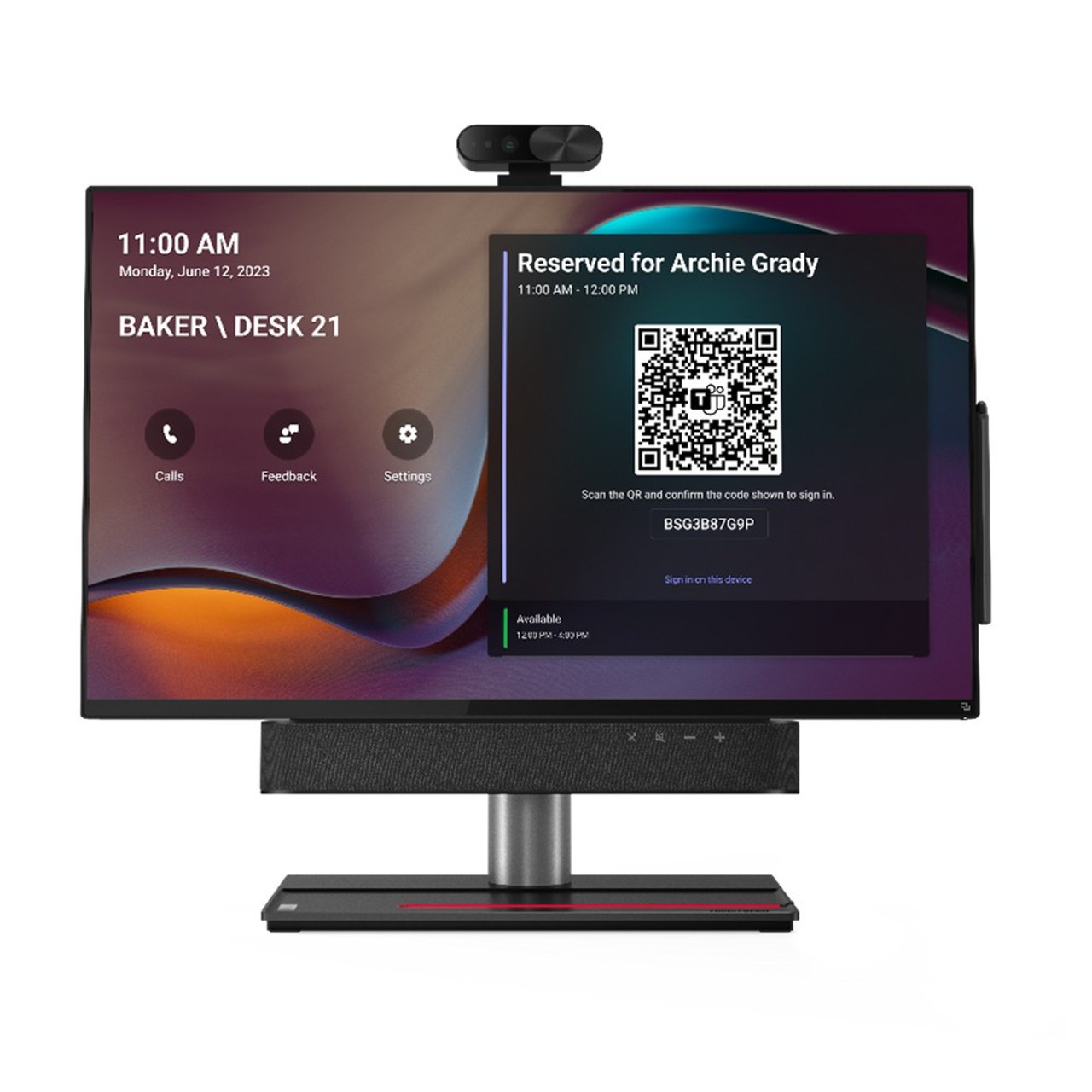 Lenovo ThinkSmart View Plus Dokunmatik Ekranlı Microsoft Teams Room