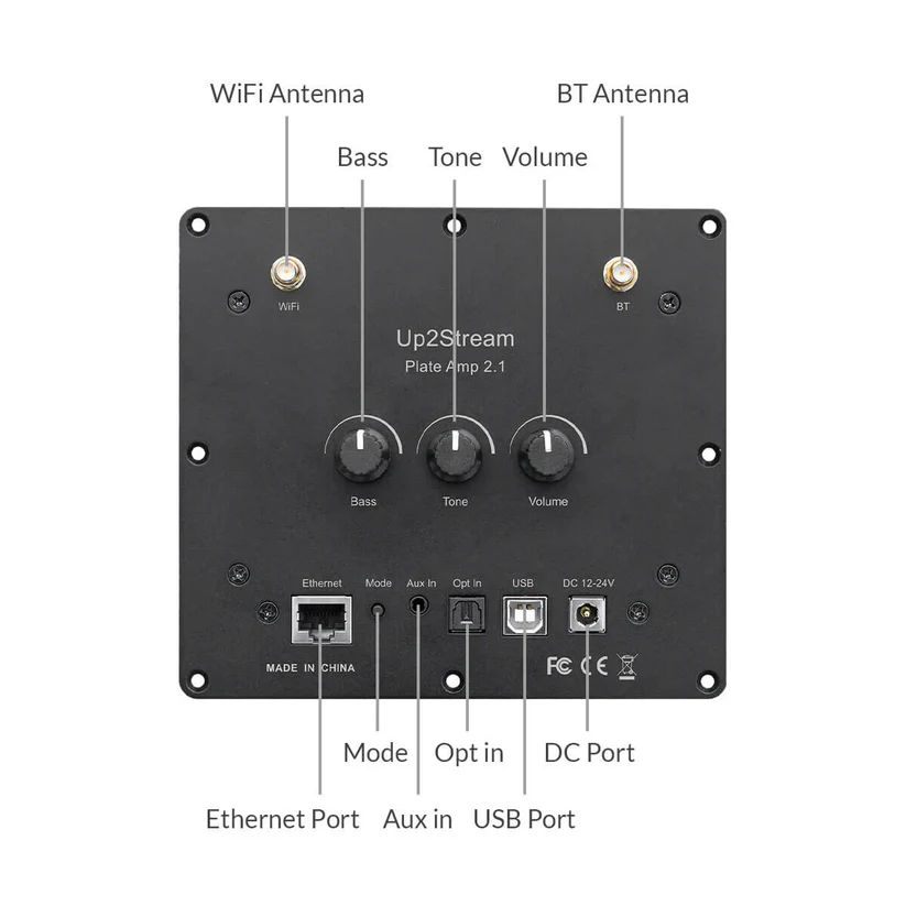 Up2Stream Plate Amp 2.1 - Multiroom Kablosuz Amfi 