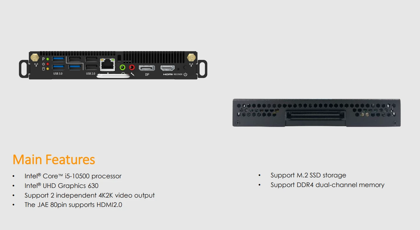 HUAWEI ICD-OPS-I5-D S2 Serisi Harici OPS PC 