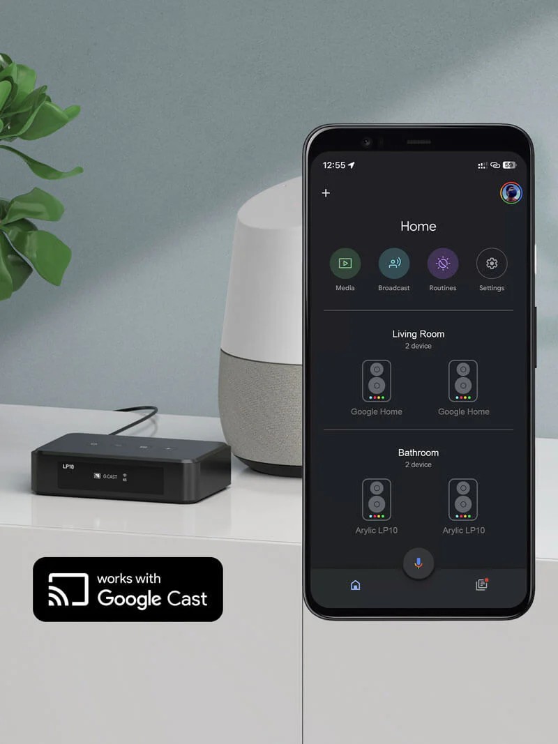 Arylic LP10 Streamer AirPlay2-GoogleCast Müzik Aktarıcı