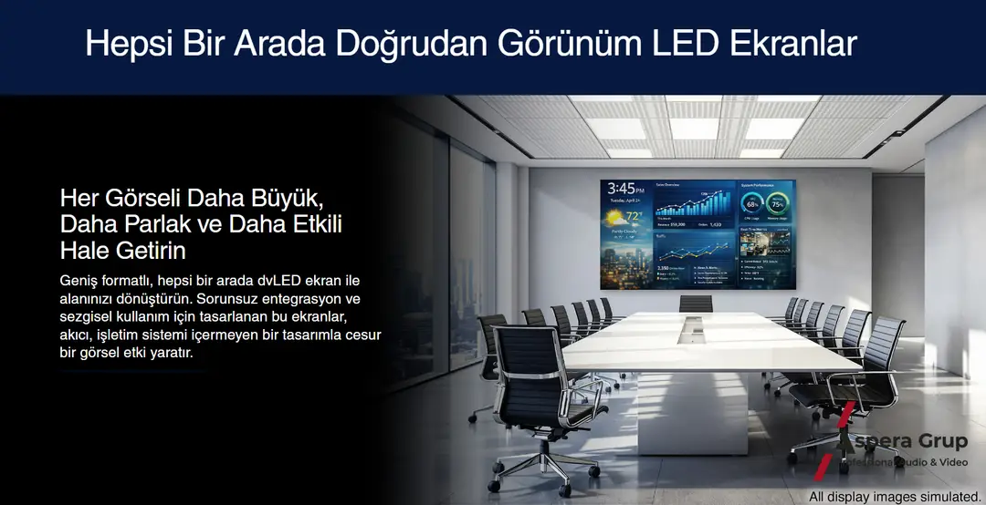Epson dvLED Ekran Çözümleri