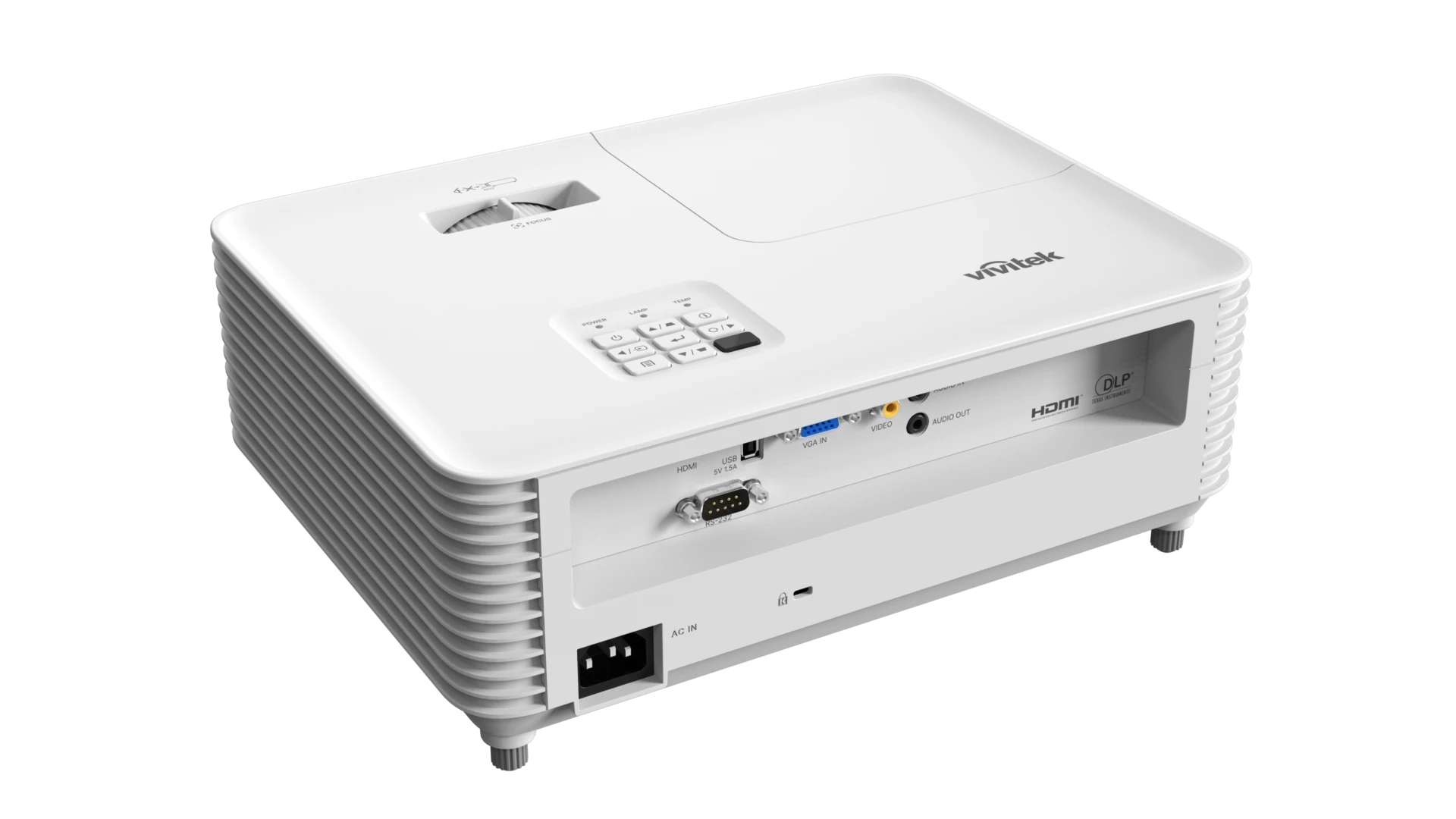 Vivitek DW355-ST 3800 Ansilumen Kısa Mesafe WXGA HD Taşınabilir Projeksiyon Cihazı