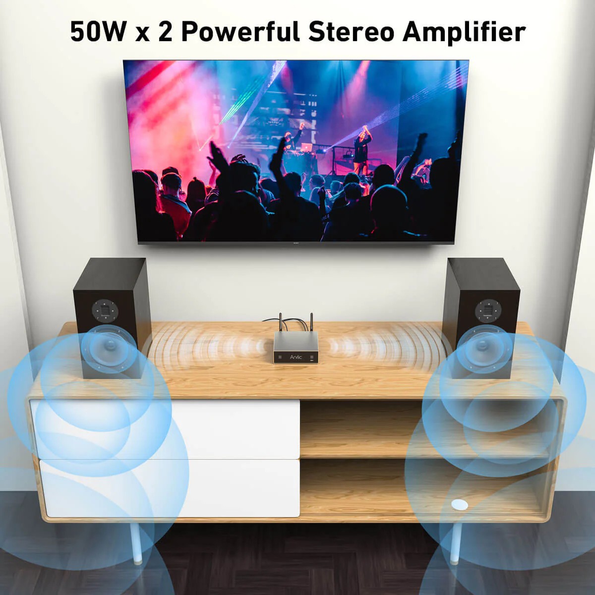 Arylic A50+ 50W x 2 Akışlı Amplifikatör