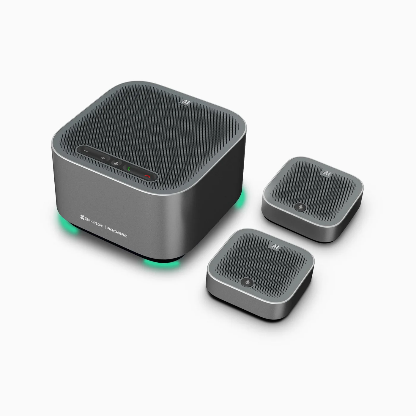 Rocware A10 USB AI Video Konferans Hoparlör Mikrofon Seti