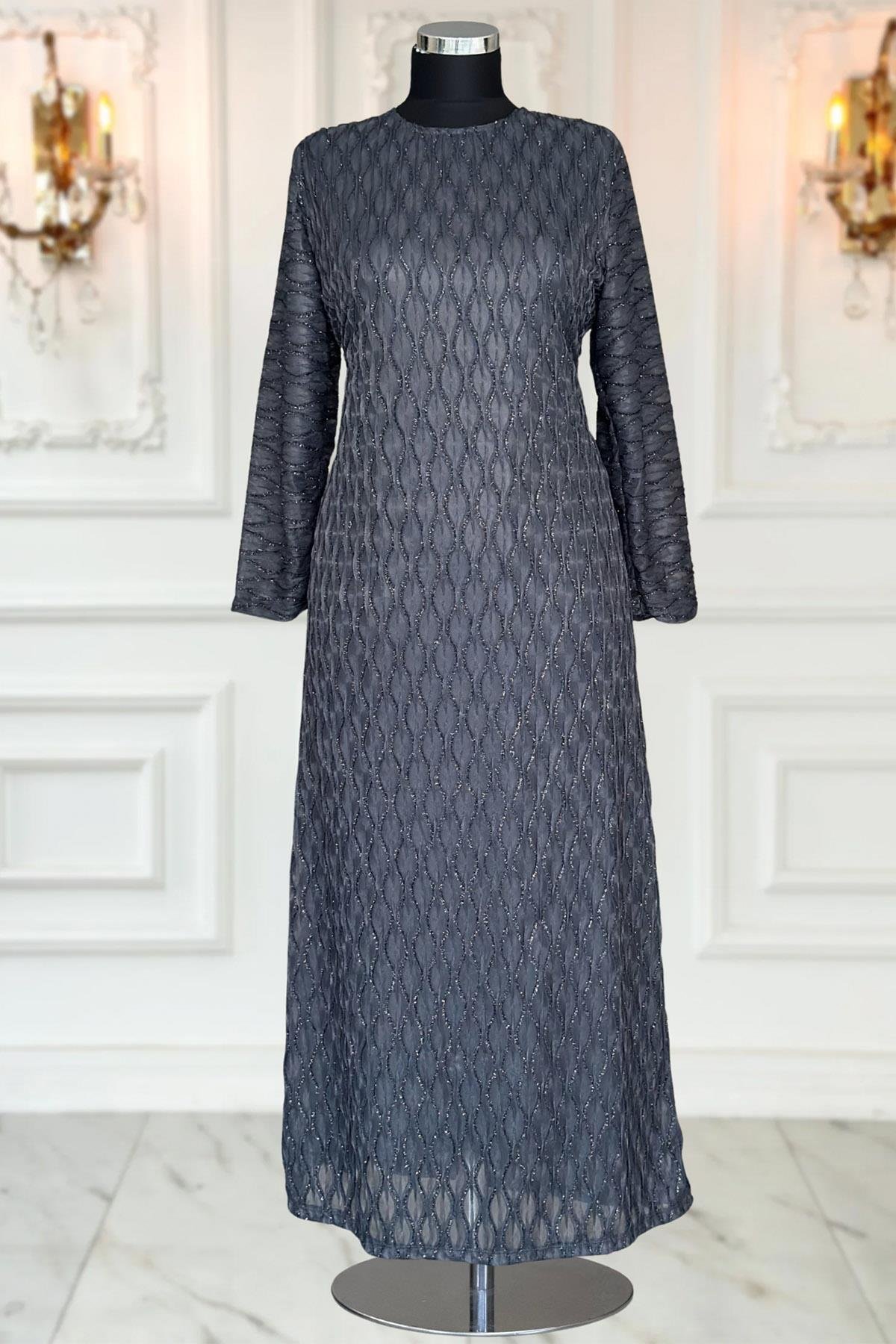 Tesettür Abiye | Mahi Dantel | AMH