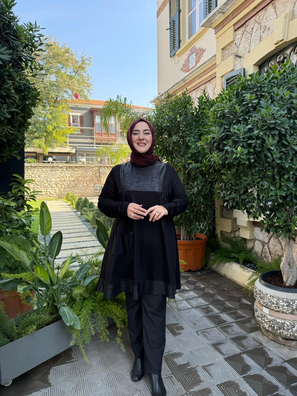 Tesettür Tunik | Fıstık| Ems