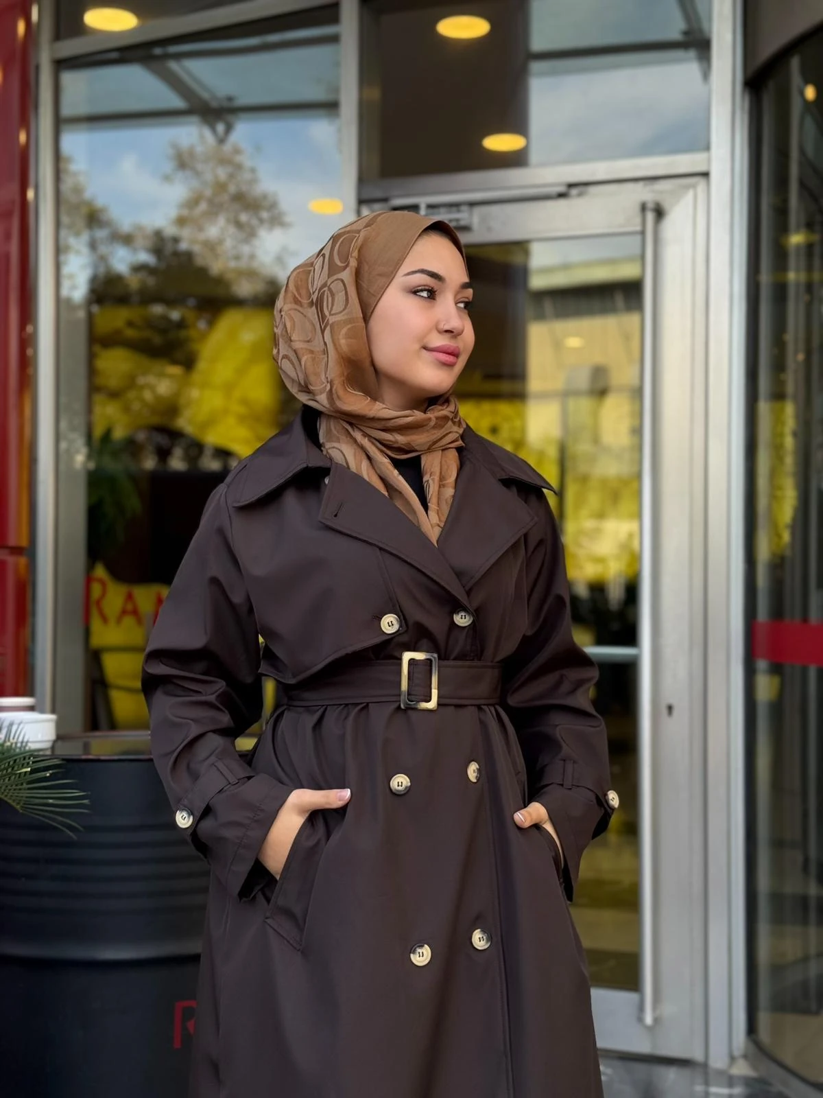 Tesettür Trençkot | Kris | EMS
