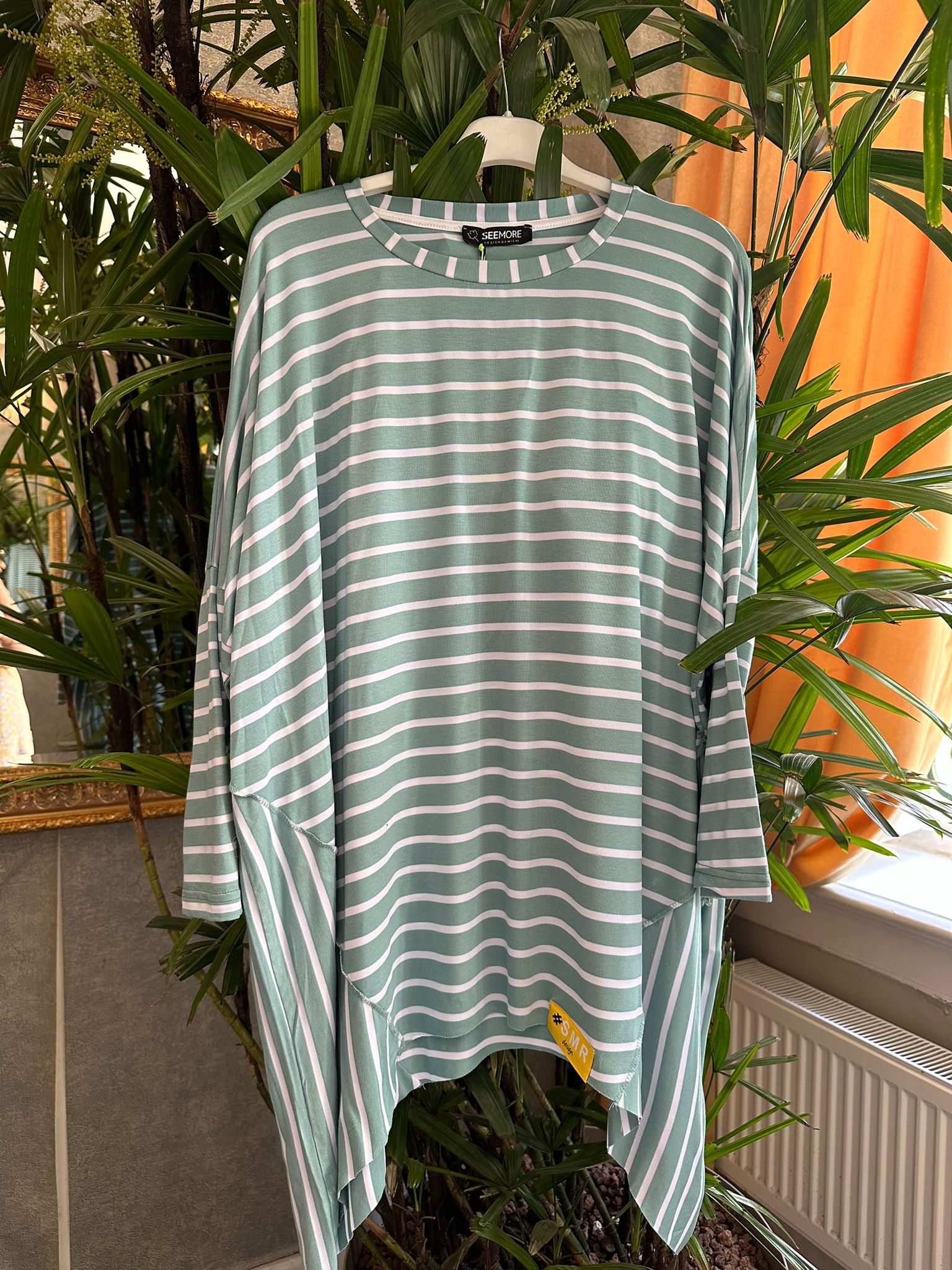 Tesettür Tunik | Çizgili | EMS