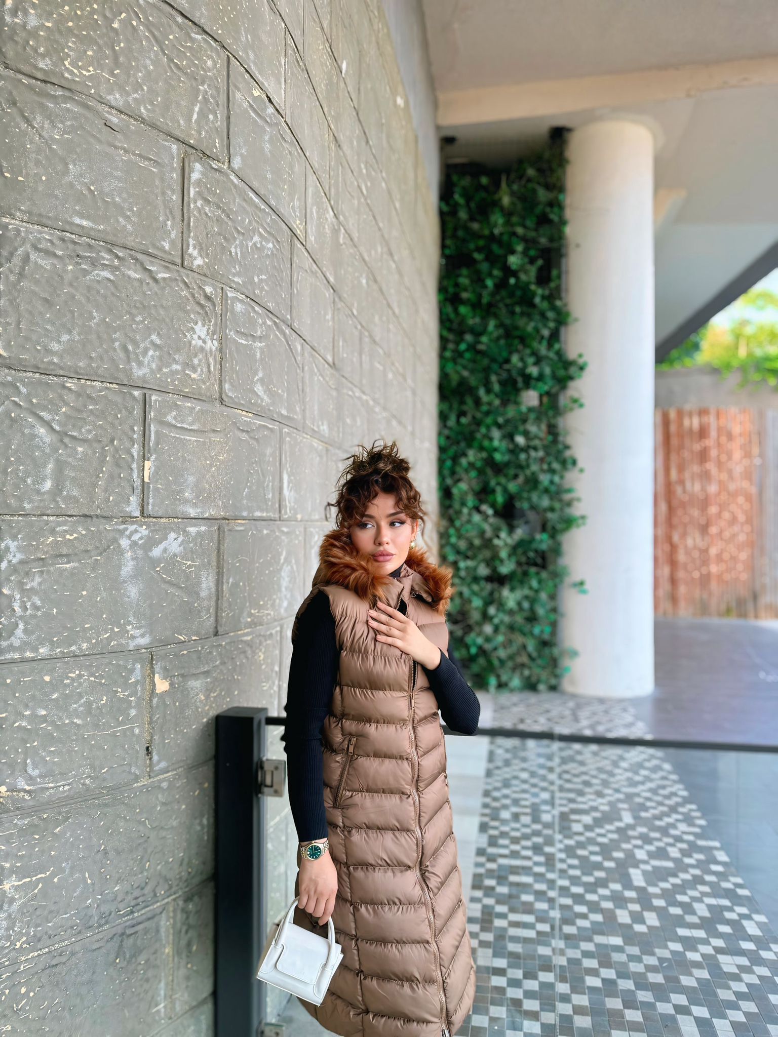 Tesettür Yelek | Kürklü Yelek | EMS