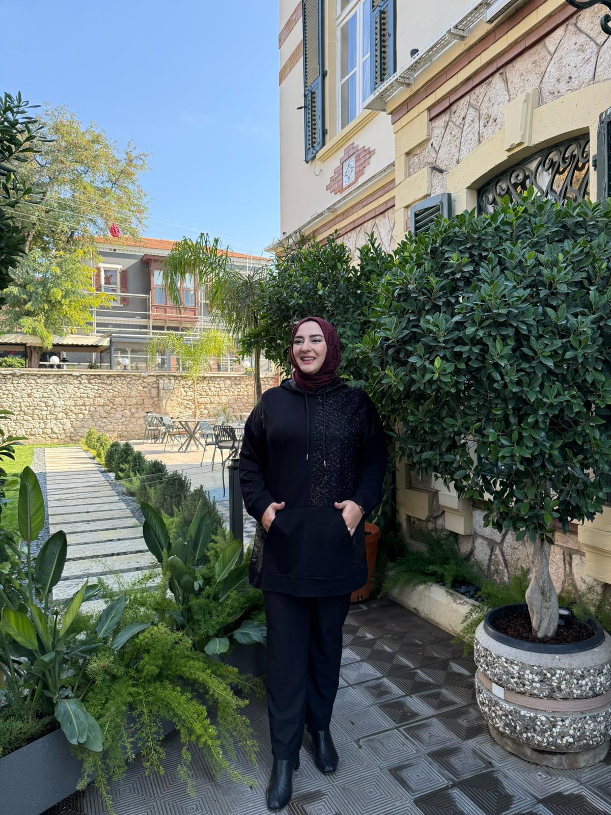 Tesettür Tunik | Sim Detaylı| Ems