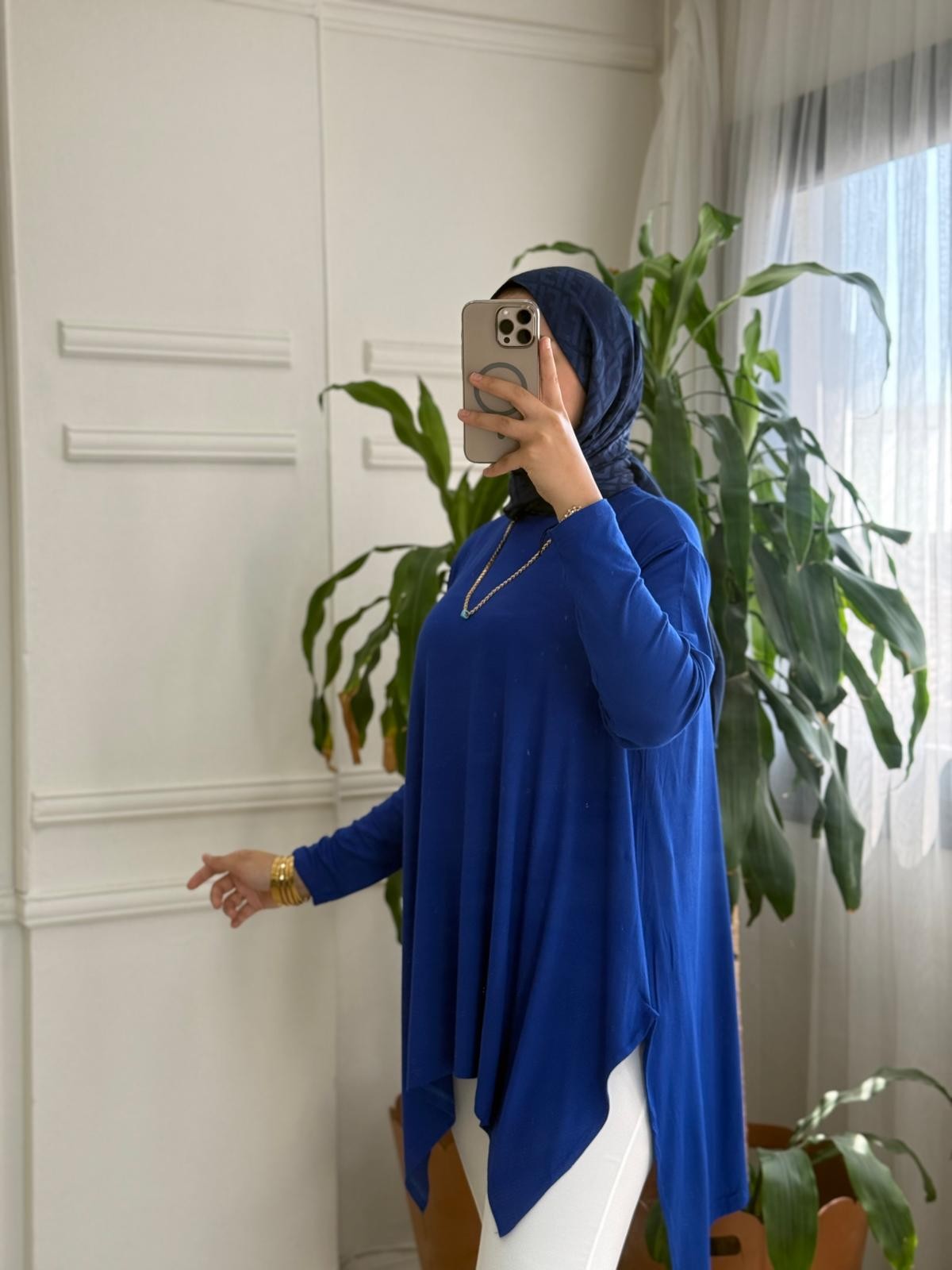 Tesettür Tunik | Asimetrik | EMS