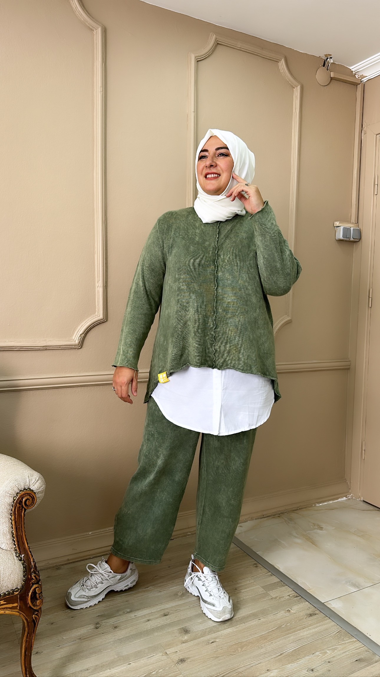 Tesettür Takım | Triko Takım | EMS