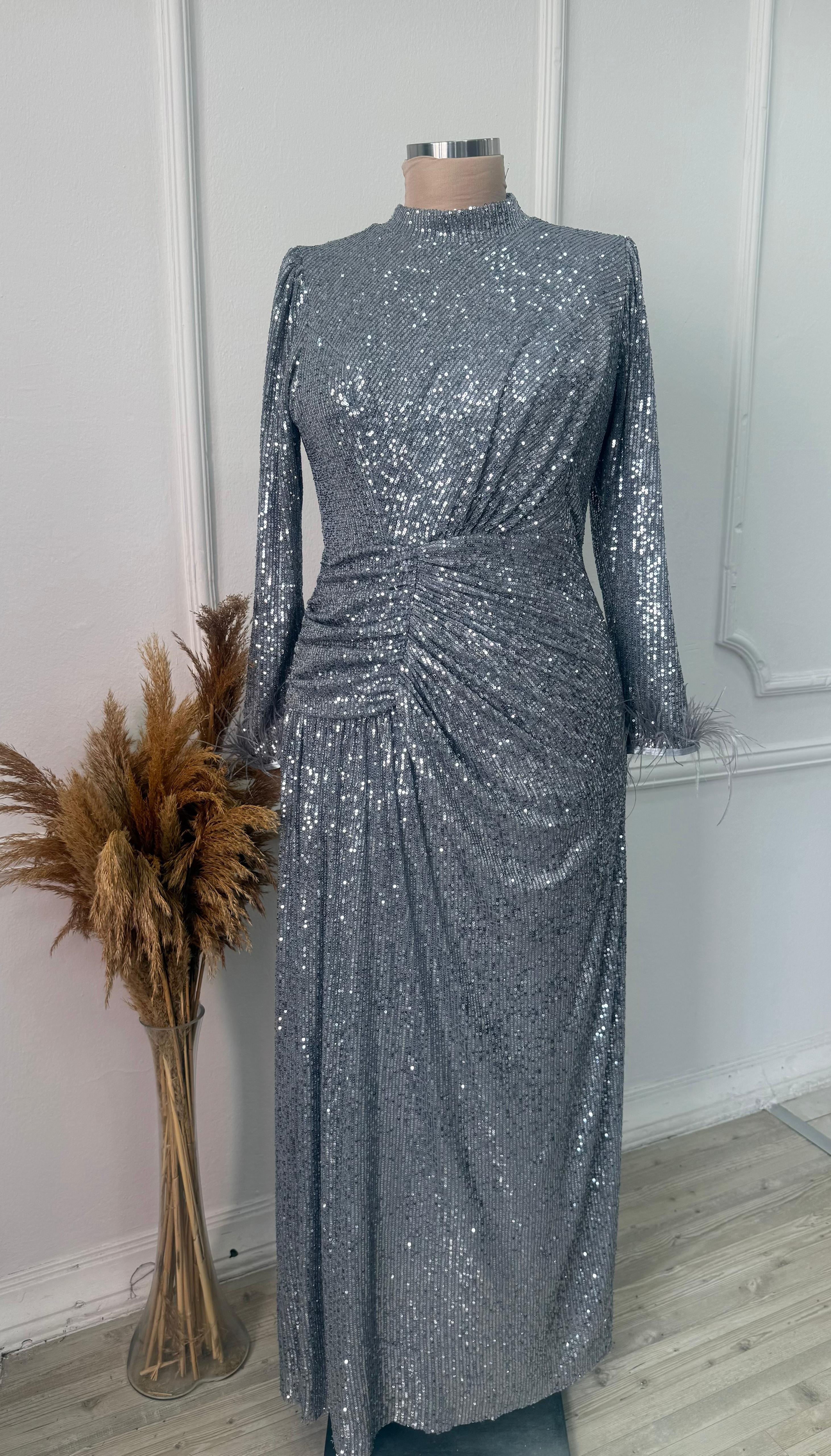 Tesettür Abiye | Payetli | EMS