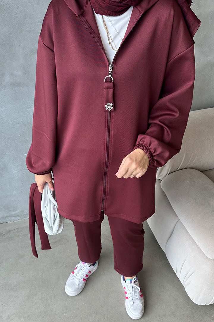 Premium Fermuarlı Scuba Takım