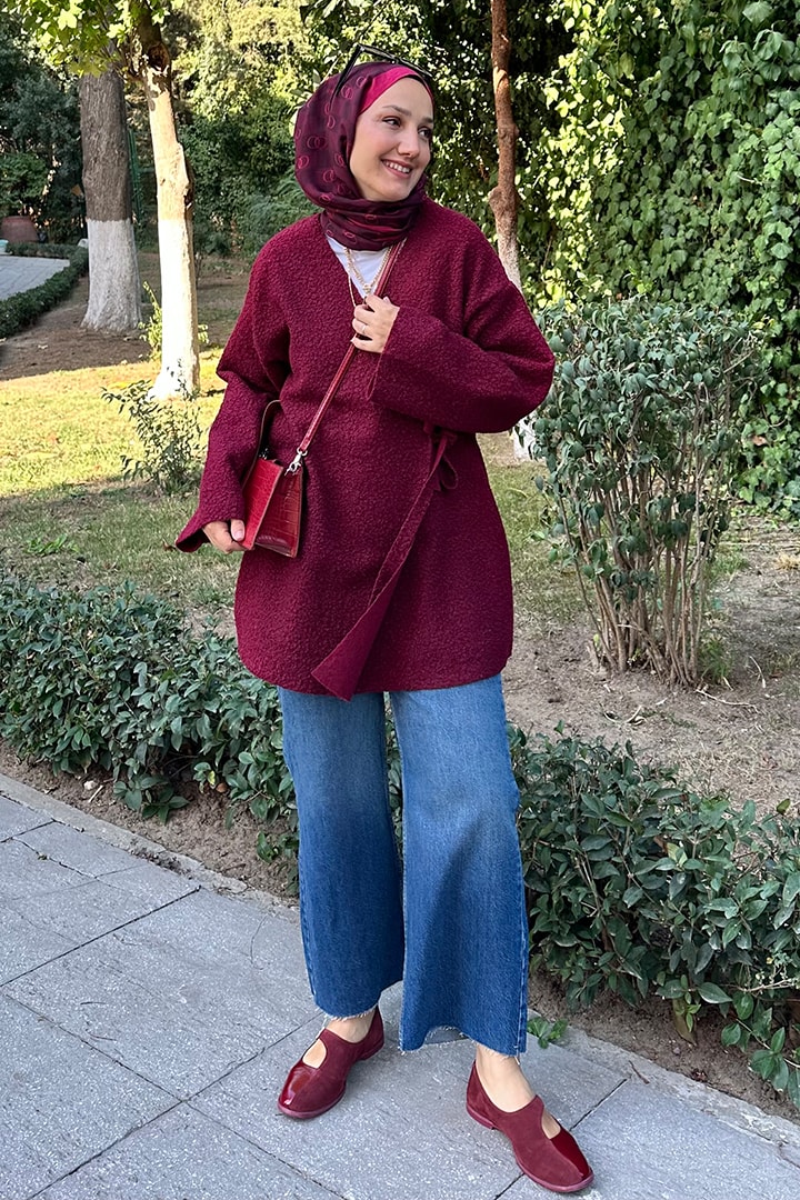 Paçası Kesik Kot Pantolon