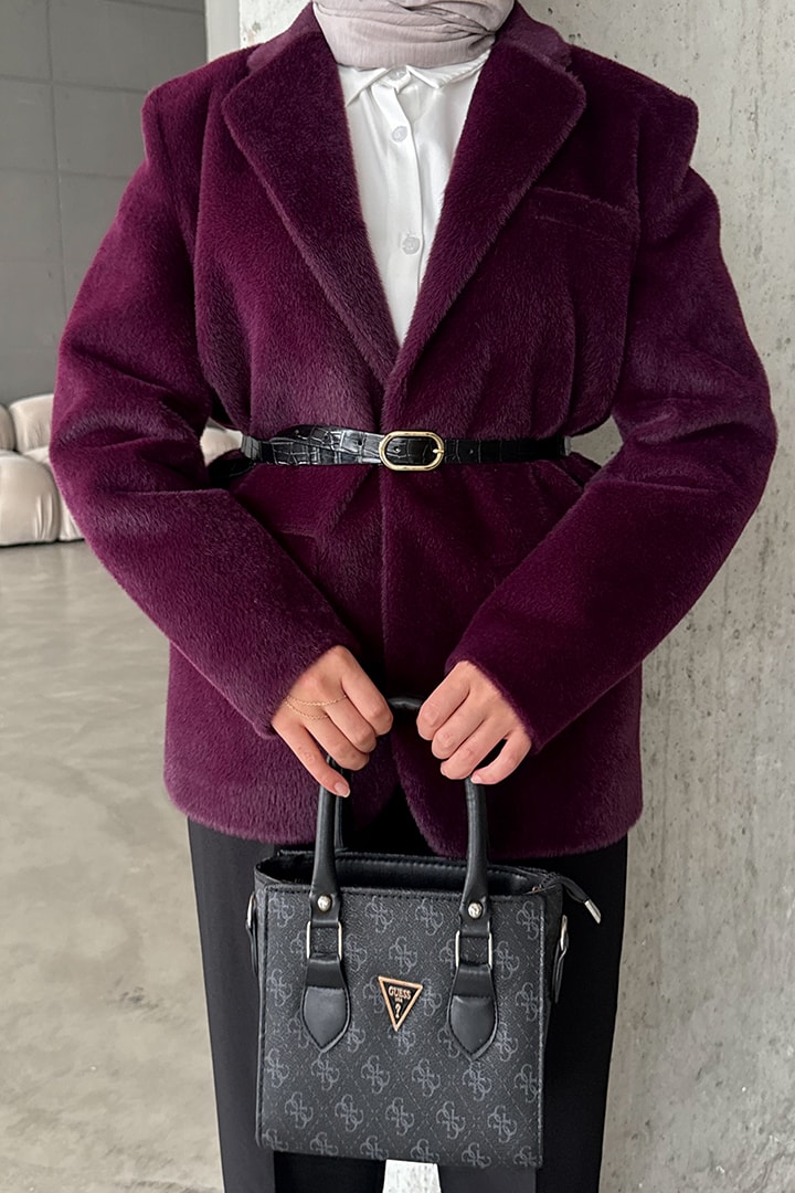 Alpaka Kemerli Ceket