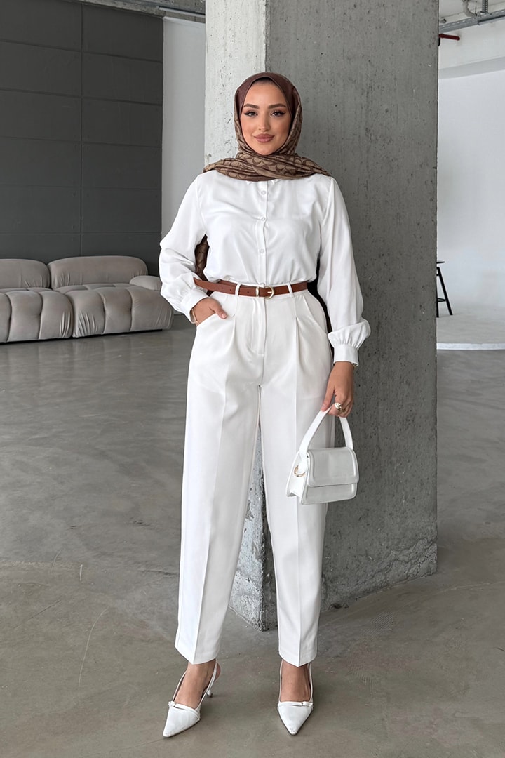 Mary Kemerli Kalem Pantolon