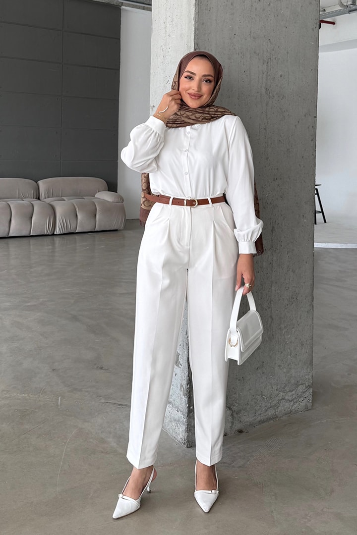 Mary Kemerli Kalem Pantolon