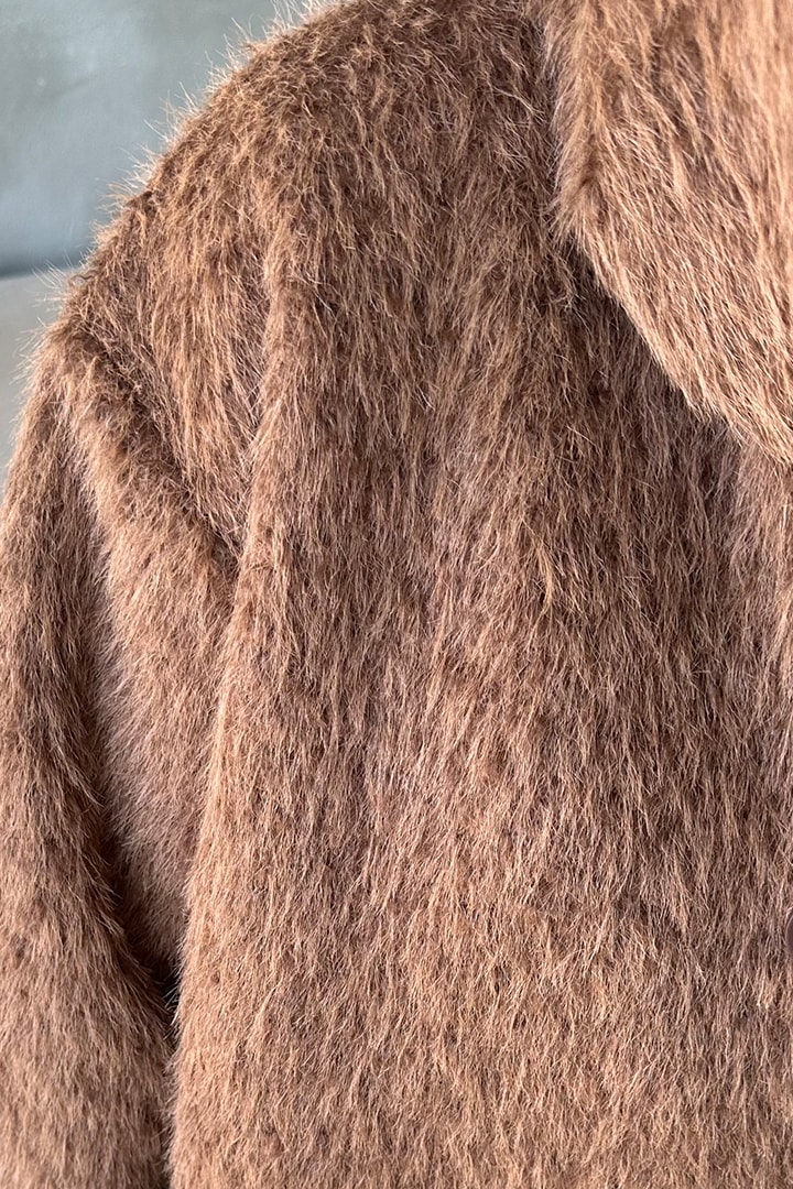 Boucle Atkılı Kısa Kap