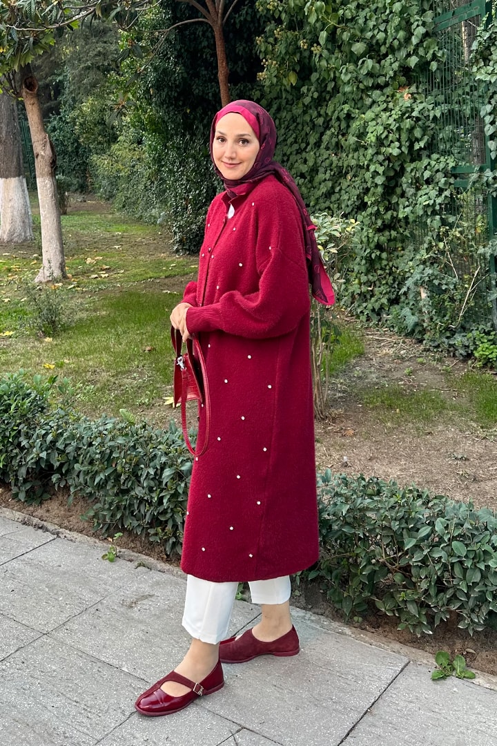 Yumoş Taşlı Hırka