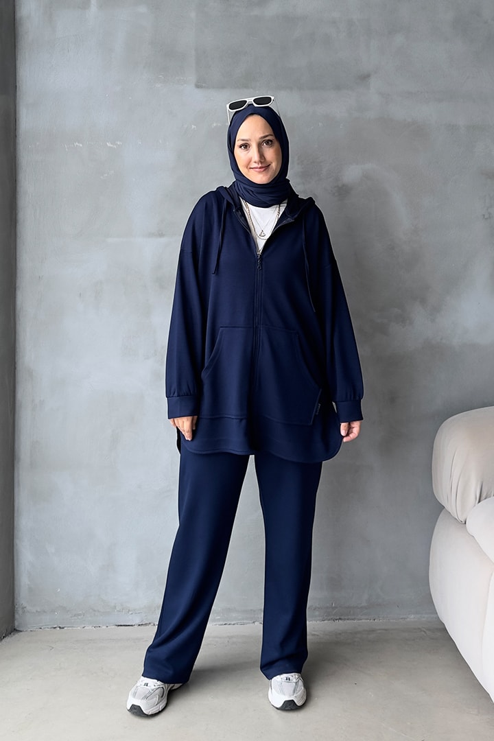 Kanguru Cepli Oysho Takım - Lacivert