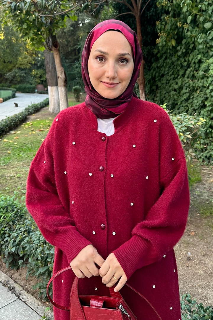 Yumoş Taşlı Hırka